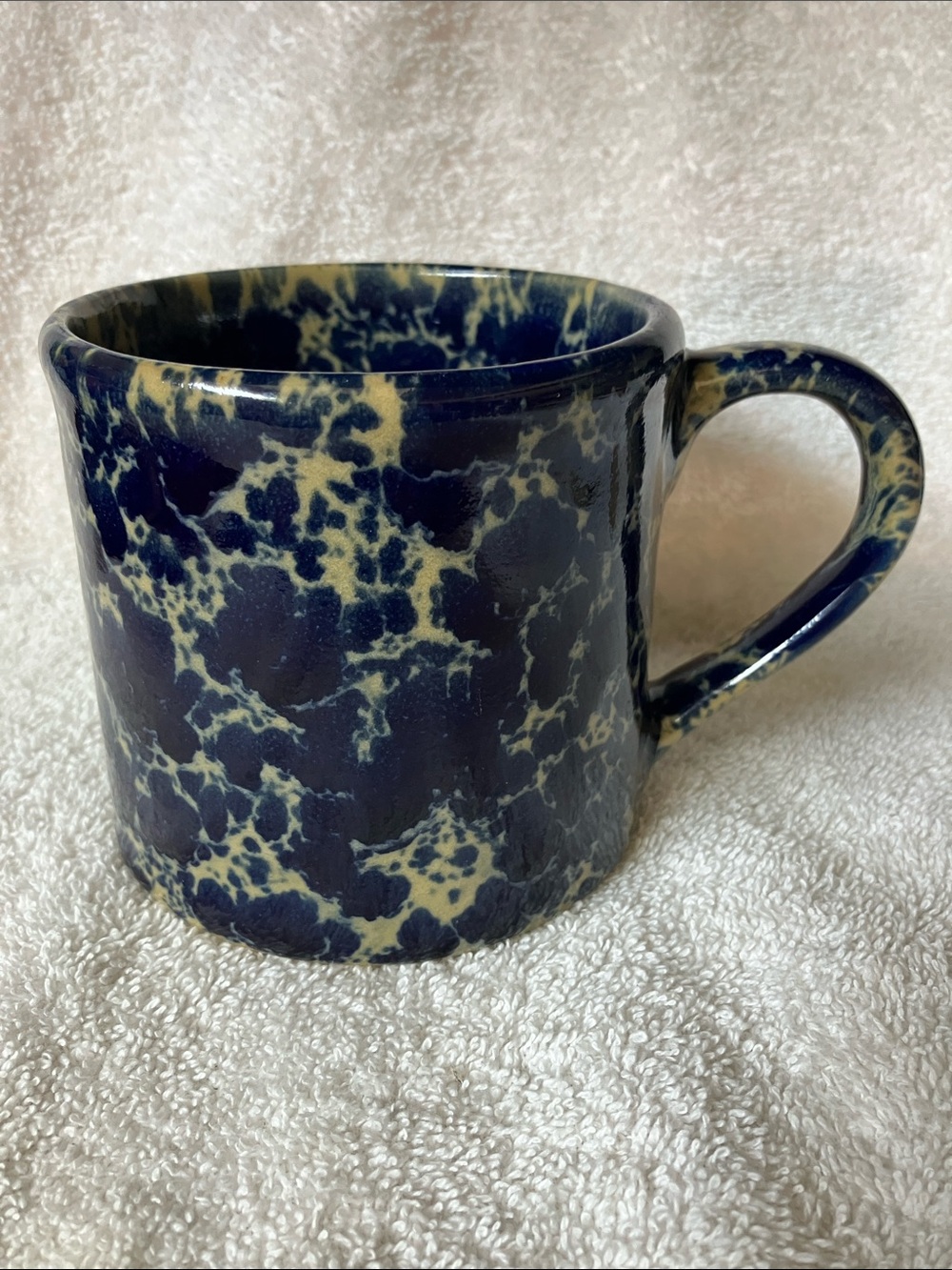Bennington Potters American Classic Blue Agate Mug